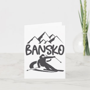 Bansko Ski Snowboarden Bulgarien Resort Entfernung Karte