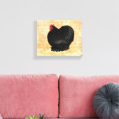 Bantam Cochin Rooster Leinwanddruck (Insitu (Wohnzimmer))