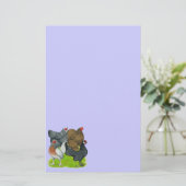 Bantam Hen Quarttet Briefpapier (Stehend Vorderseite)