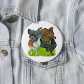 Bantam Hen Quarttet Button (Beispiel)