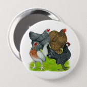 Bantam Hen Quarttet Button (Vorne & Hinten)
