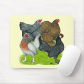 Bantam Hen Quarttet Mousepad (Mit Mouse)