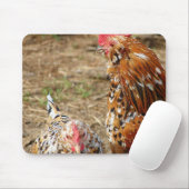 Bantam Hen und Rooster Mousepad (Mit Mouse)
