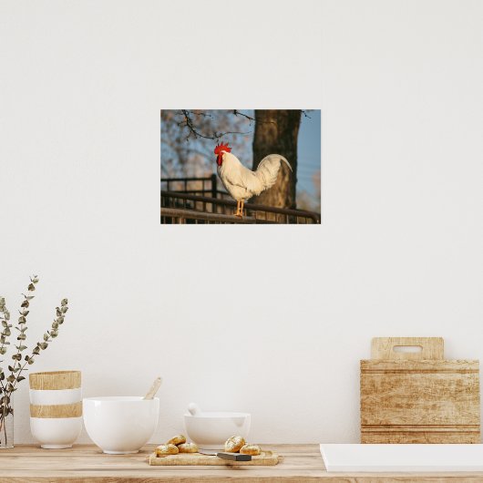 "Bantam in the Morning" Poster (Küche)