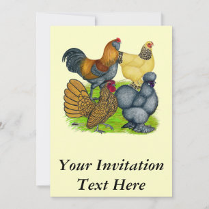 Bantam Quartett Einladung