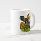 Bantam Quartett Jumbo-Tasse (Vorderseite Rechts)