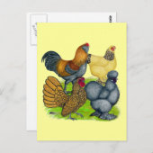 Bantam Quartett Postkarte (Vorne/Hinten)