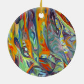 Bantambaum-Wurzel-Kunst-Verzierung Keramikornament (Hinten)