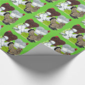 Bantams Feather Leged Geschenkpapier (Ecke)