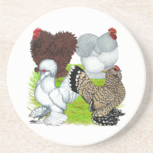 Bantams Feather Leged Untersetzer