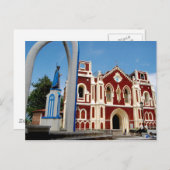 Bantay Church, Ilocos Sur, Philippinen Postkarte (Vorne/Hinten)