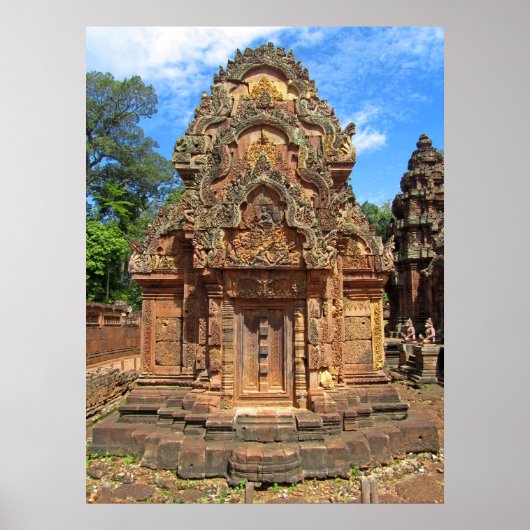 Banteay Srei Temple Chandi Poster (Vorne)