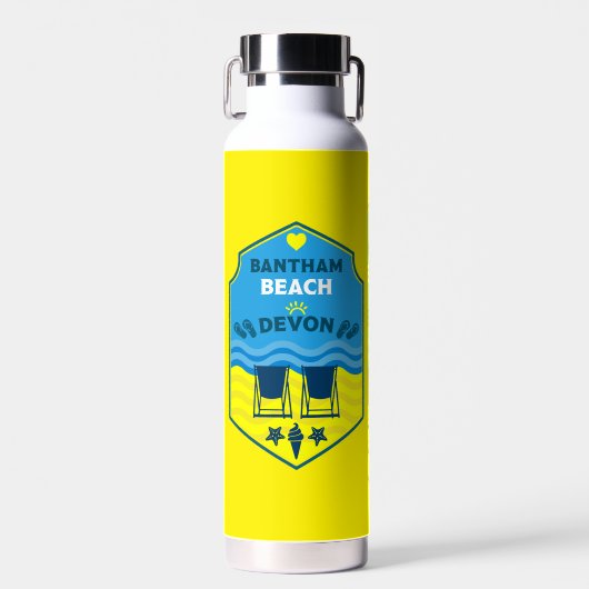 Bantham Beach Devon Trinkflasche (Vorne)