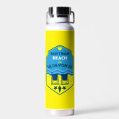 Bantham Beach Devon Trinkflasche (Rückseite)