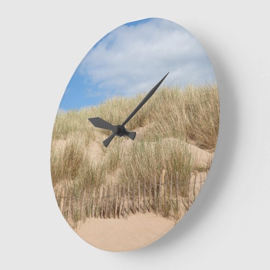 Bantham Beach Großuhr Große Wanduhr (Winkel)