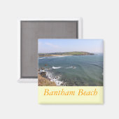 Bantham Beach von Bigbury, Devon Magnet (Vorderseite/Rückseite)