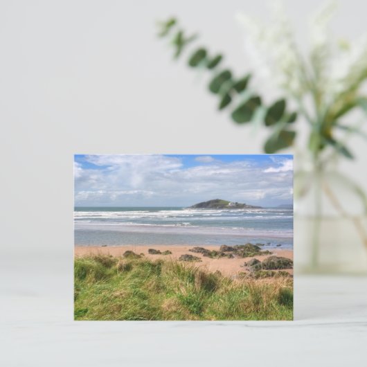 Bantham und Burgh Island View Postkarte (Stehend Vorderseite)