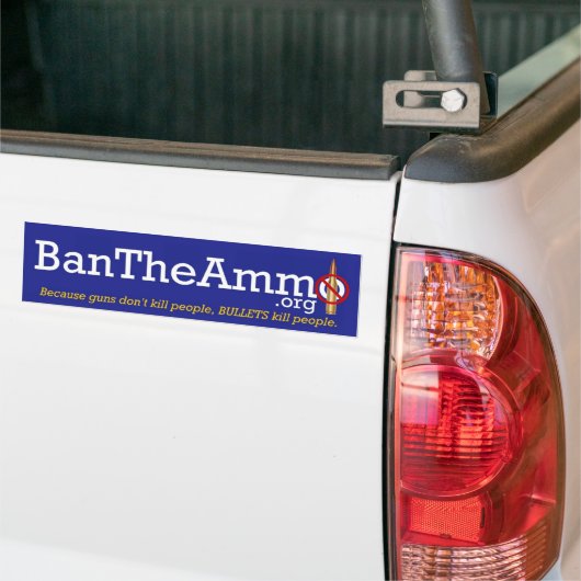 BanTheAmmo-Autoaufkleber Autoaufkleber (Auf Lkw)
