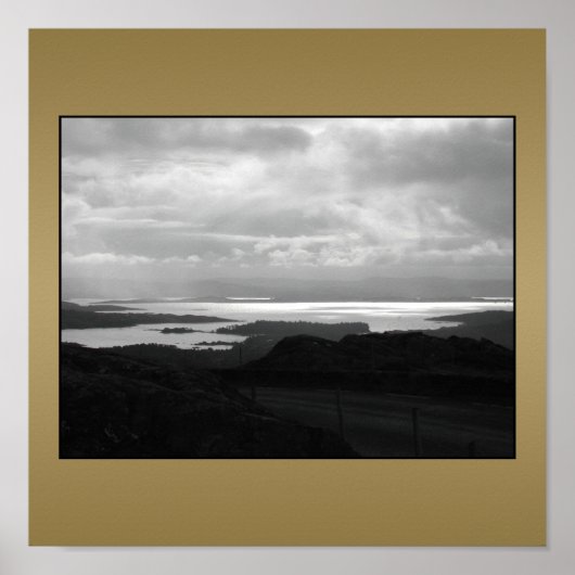 Bantry Bay von Tunnel Road Irland. Poster (Vorne)
