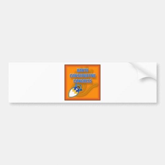 Bantu Conservative Congress Logo Autoaufkleber (Vorne)