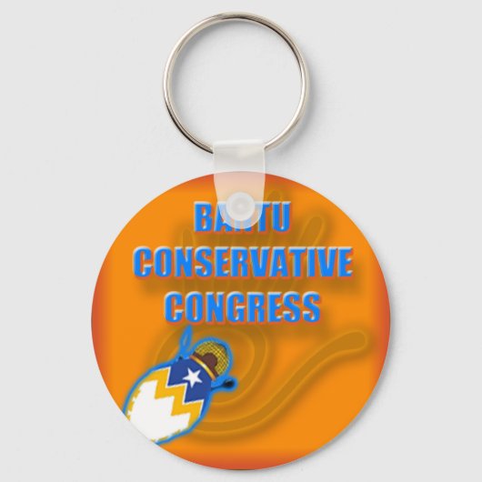 Bantu Conservative Congress Logo Schlüsselanhänger (Vorderseite)