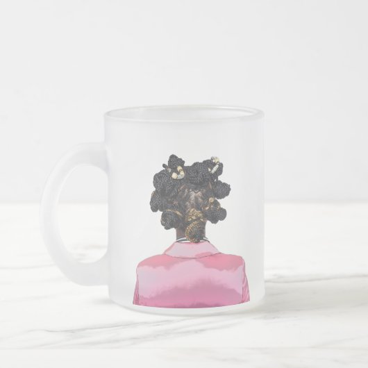 Bantu Knots Tasse (Links)