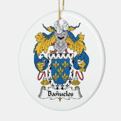 Banuelos Familienwappen Keramikornament (Links)
