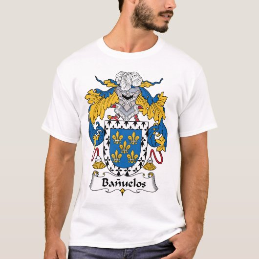 Banuelos Familienwappen T-Shirt (Vorderseite)