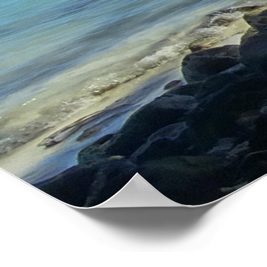 Banyan am Strand Poster (Ecke)