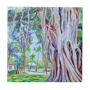 Banyan Tree bei Waimea Plantation Hütten Fliese