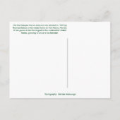 Banyan Tree Edison & Ford Anwesen Ft Myers Florida Postkarte (Rückseite)