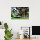 Banyan Tree Hütte Poster (Heimbüro)