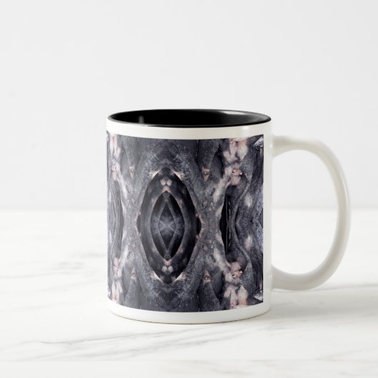 Banyan Tree Pattern Zweifarbige Tasse (Rechts)