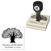 Banyan Tree Rustic Outdoor Wedding Gummistempel (Stempel)
