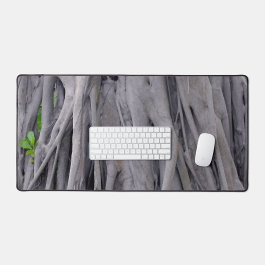 Banyan Tree Trunk Desk Mat Schreibtischunterlage (Tastatur & Maus)