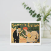 Banyuls Trilles Vintages Weingetränk Postkarte (Stehend Vorderseite)