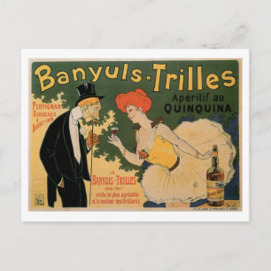 Banyuls Trilles Vintages Weingetränk Postkarte