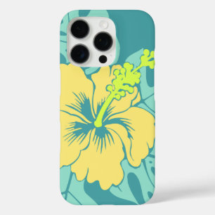 Banzai Beach Hawaiian Hibiscus Jade Grün  iPhone 16 Pro Hülle