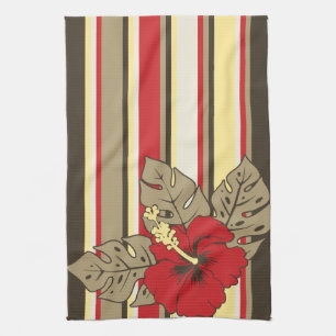 Banzai Beach Hawaiian Hibiscus Küchenhandtuch Geschirrtuch