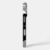 Banzai Beach Hawaiian Hibiskus Black Case-Mate iPhone Hülle (Rückseite / Rechts)