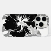 Banzai Beach Hawaiian Hibiskus Black Case-Mate iPhone Hülle (Rückseite (Horizontal))