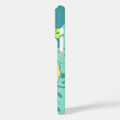Banzai Beach Hawaiian Hibiskus Jade Green Case-Mate iPhone Hülle (Rückseite / Links)