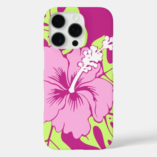 Banzai Beach Hawaiian Hibiskus Pink Case-Mate iPhone Hülle (Rückseite)