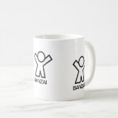 BANZAI BOYS KAFFEETASSE (VorderseiteRechts)