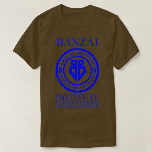 Banzai Institute Blue Edition T-Shirt (Design vorne)
