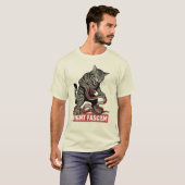 Banzai Kat Fight Fascism T-Shirt (Vorne ganz)