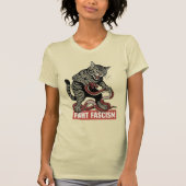 Banzai Kat Fight Fascism  T-Shirt (Vorderseite)