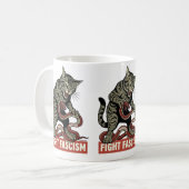 Banzai Kat Kampf dem Faschismus Kaffeetasse (Vorderseite Links)