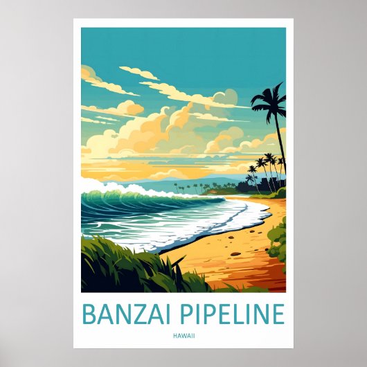 Banzai Pipeline 1 Poster (Vorne)