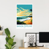 Banzai Pipeline 1 Poster (Heimbüro)